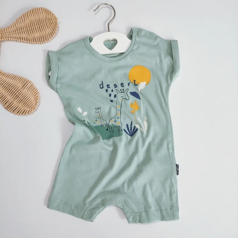Mint Yeşil Bebek Tulum 