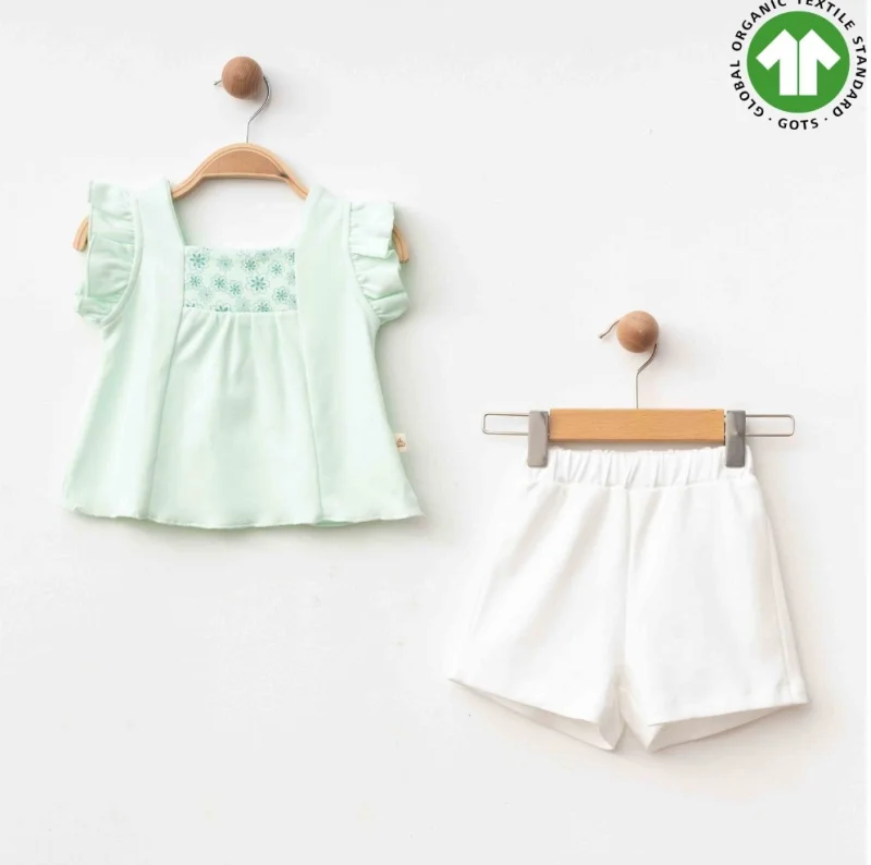 Mint Kız Bebek İkili Takım 