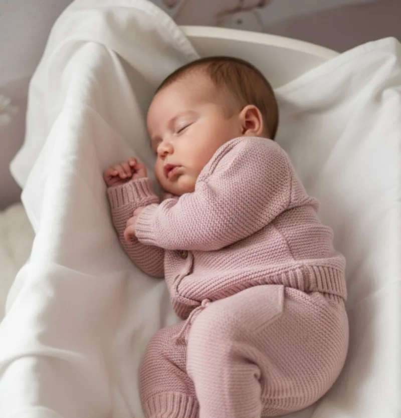 Kız Bebek Çocuk Örme Takım 