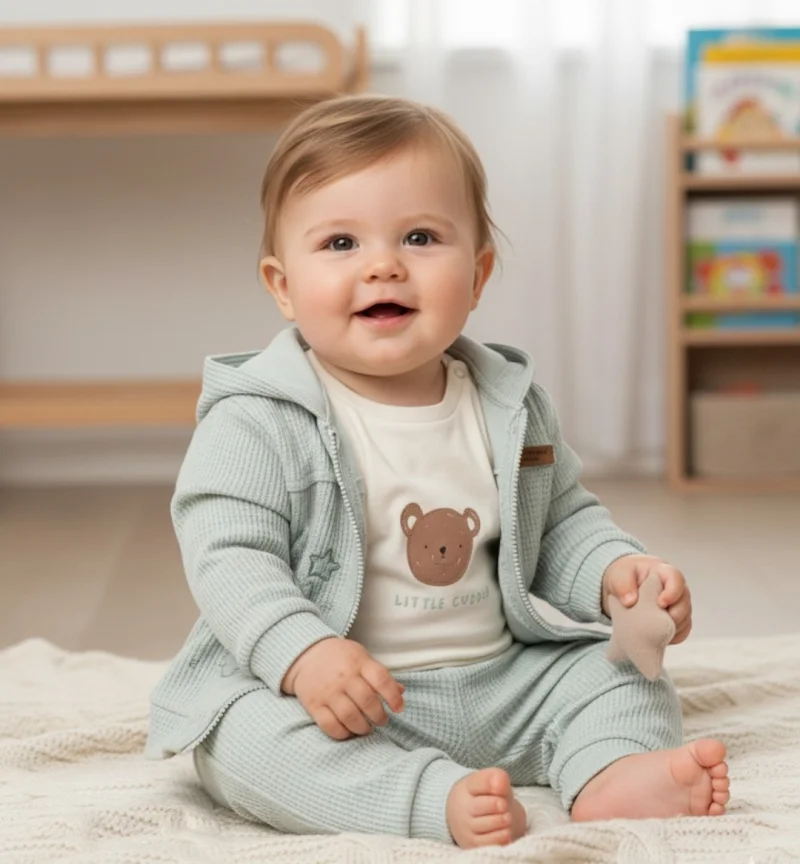 Mint 3'lü Erkek Bebek Takım 