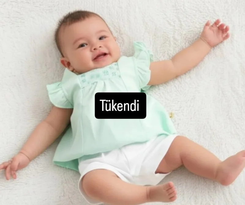 Mint Kız Bebek İkili Takım 