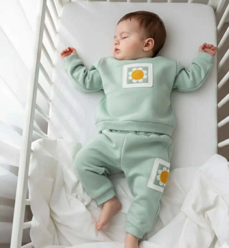 Mint Yeşil Bebek Çocuk İkili Takım 