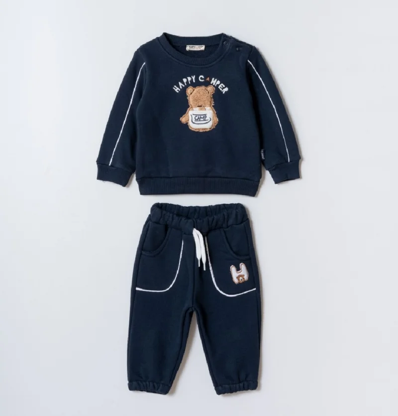 Lacivert Bebek Çocuk İkili Takım 