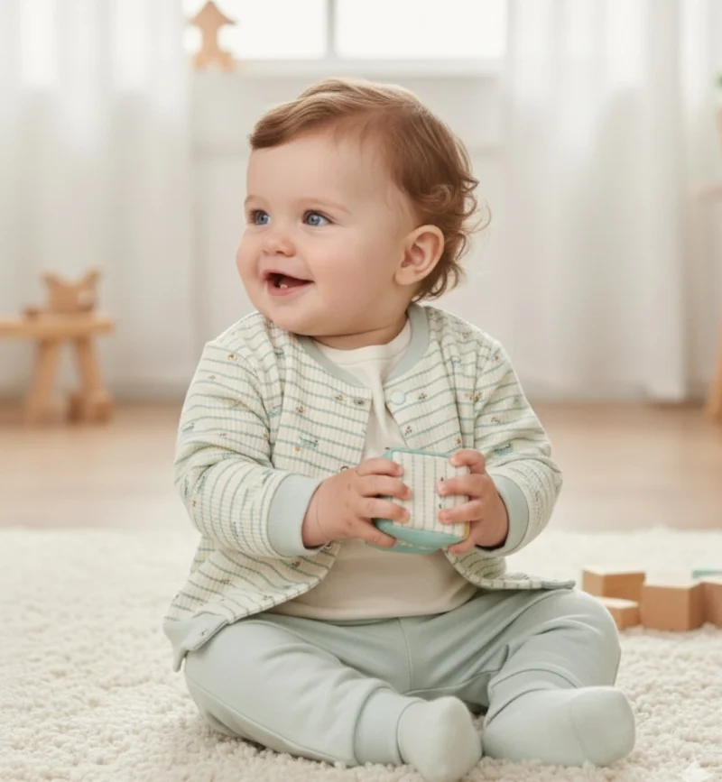 Erkek Bebek Mint 3'lü Takım 