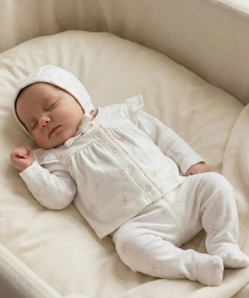 Organik Pamuklu Kız Bebek 10'lu Takım 