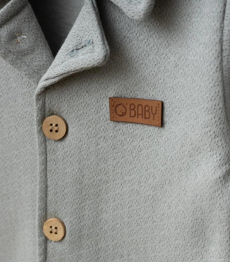 Yakalı Erkek Bebek Tulum 