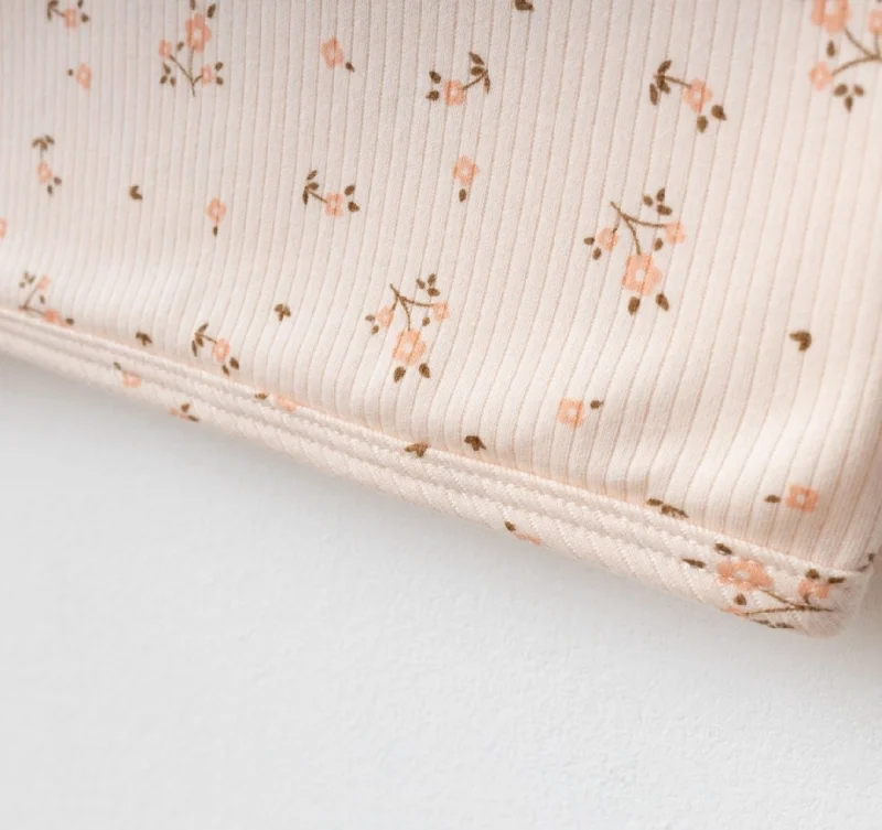  Küçük Çiçekler Somon Battaniye 