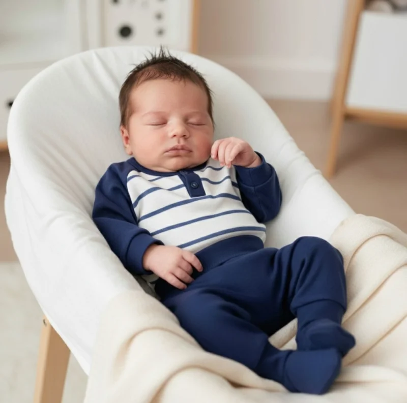 Lacivert Çizgili Zıbın Takim