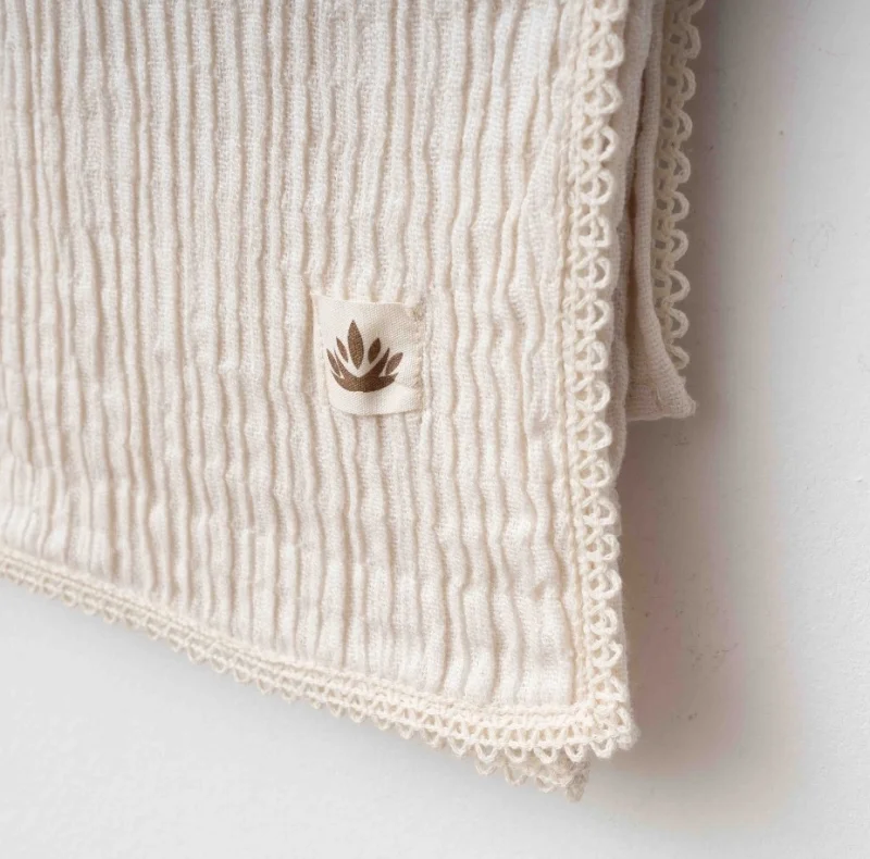 Bej Müslin Battaniye 