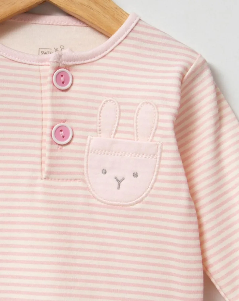 Pudra Çizgiler Kız Takım 