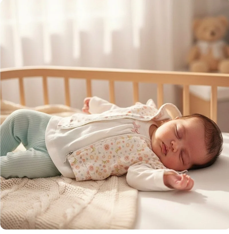 Kız Bebek Küçük Çiçekli Yelekli Mint Takım 