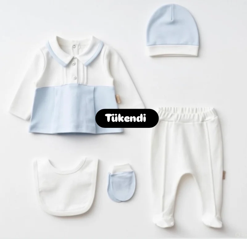 Bebe Mavi 5'li Takım 