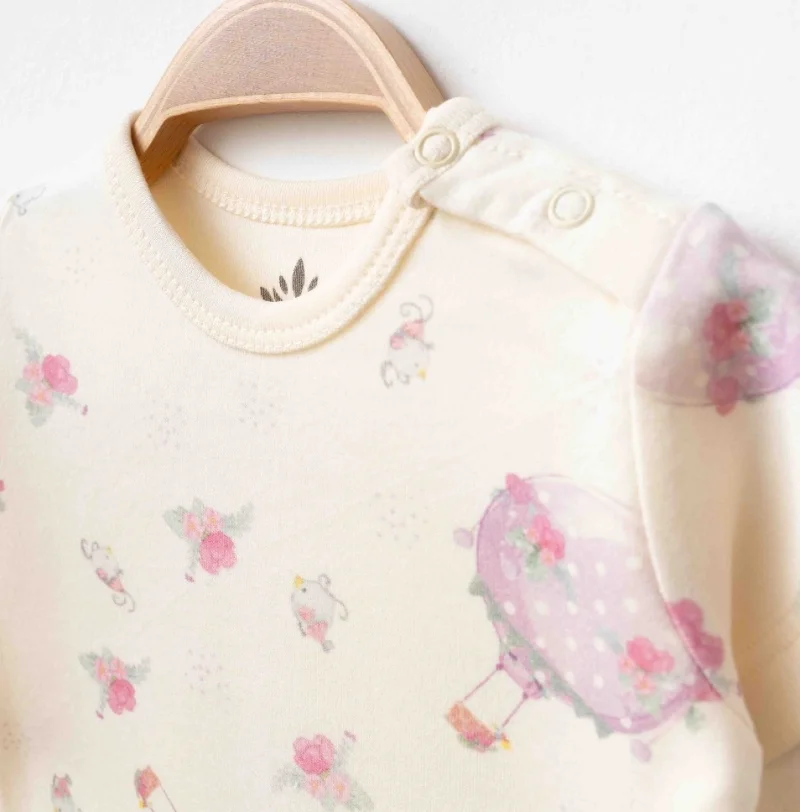 Lila Düşler Yazlık Kız Bebek Tulum 