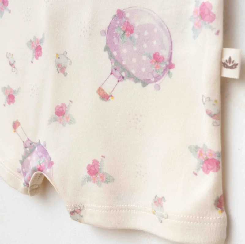 Lila Düşler Yazlık Kız Bebek Tulum 