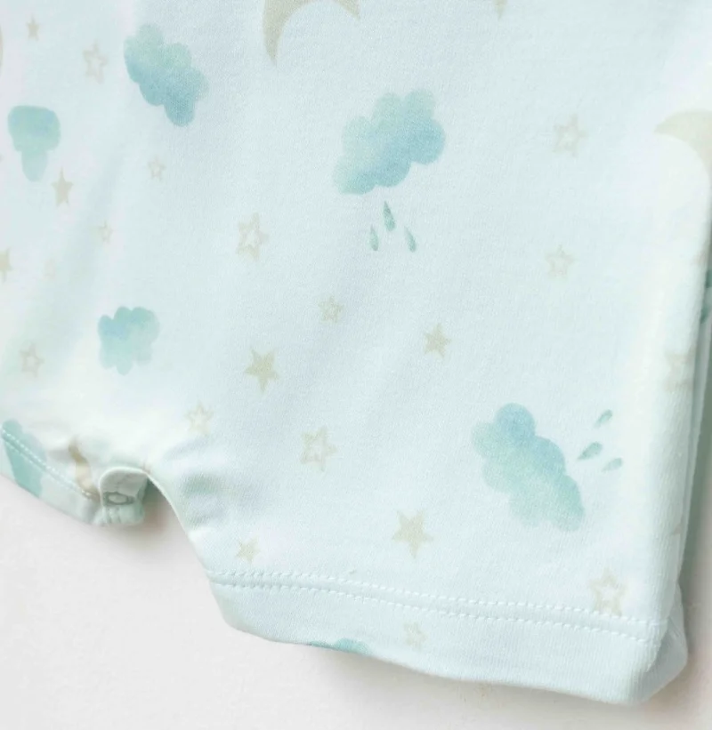 Mint Bulutlar Yazlık Bebek Tulum 