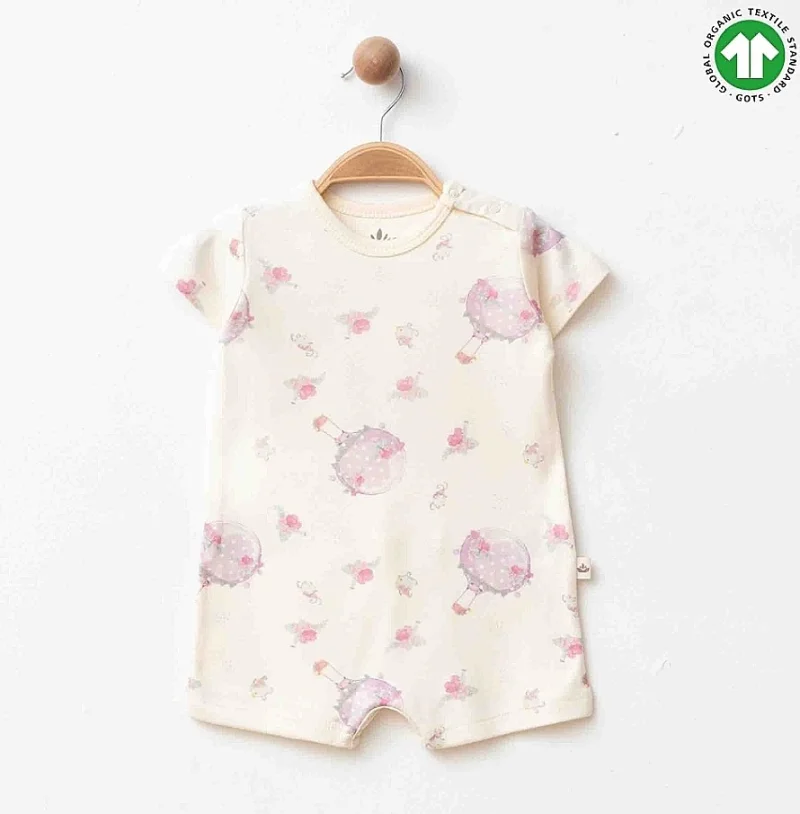 Lila Düşler Yazlık Kız Bebek Tulum 