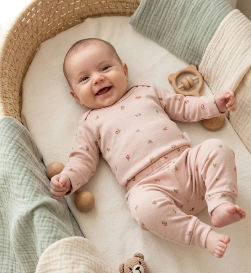 Kız Bebek Zıbın İkili Takım 