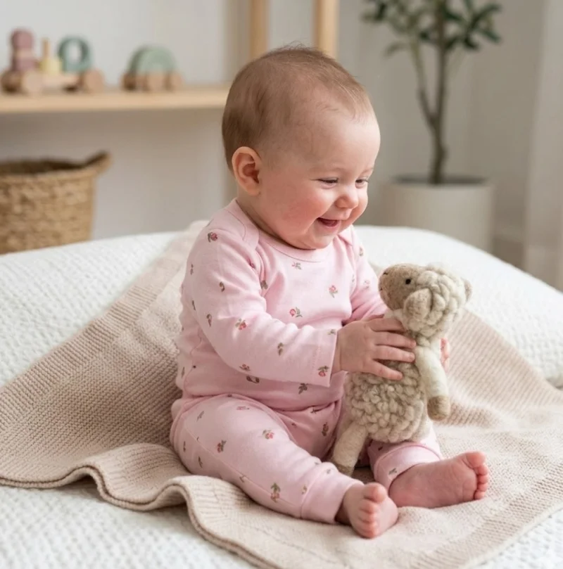 Kız Bebek Zıbın İkili Takım 