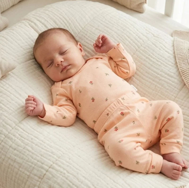 Kız Bebek Zıbın İkili Takım 