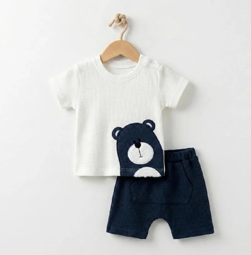 Lacivert Ayıcık İkili Takım 