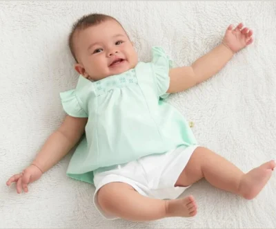 Mint Kız Bebek İkili Takım 