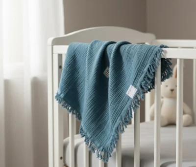 İndigo Müslin Battaniye 
