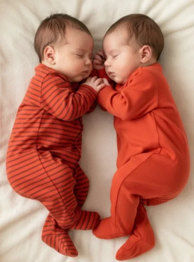 Kiremit 2'li Organik Pamuklu Tulum 