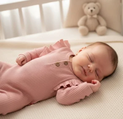 Pembe Fırfırlı Tulum 