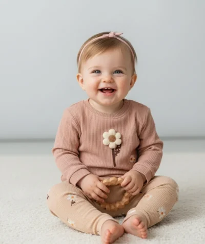 Kız Bebek Çocuk Taytlı Takım 