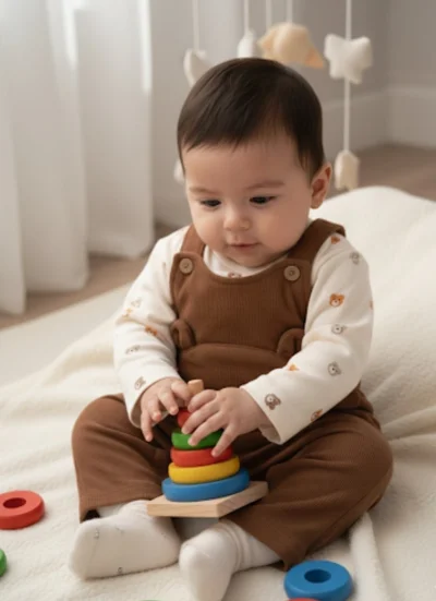 Erkek Bebek Kışlık Salopet Badi