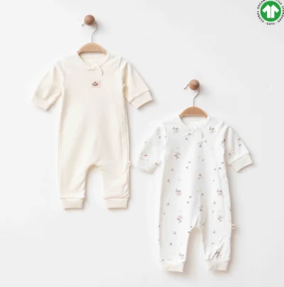 Pamuk İkili Fermuarlı Tulum