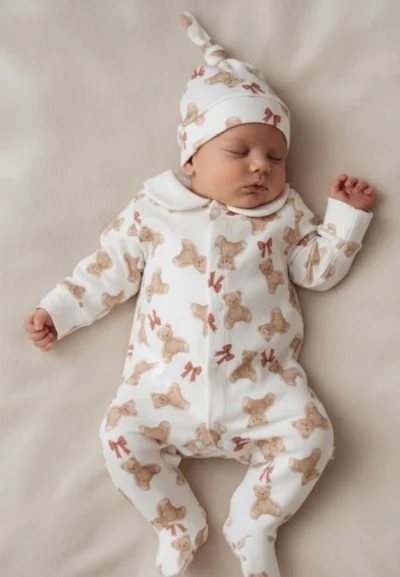 Soft Bear Kız Tulum Şapka 