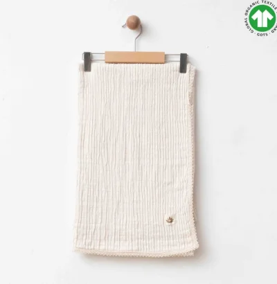 Bej Müslin Battaniye 