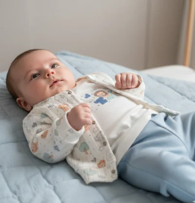 Safari Hırkalı 3'lü Erkek Bebek Takım 