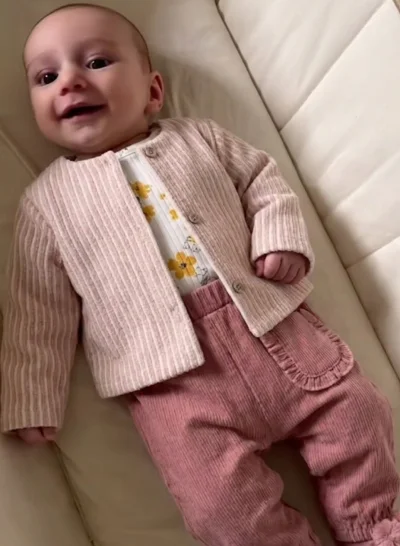 Kız Bebek Ceketli Takım 