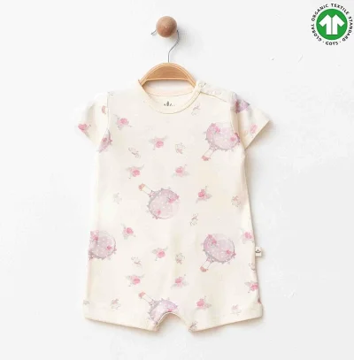 Lila Düşler Yazlık Kız Bebek Tulum 