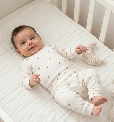 Kız Bebek Zıbın İkili Takım 