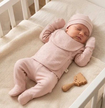  Pudra Çiçekli 5'li Zıbın Takım 