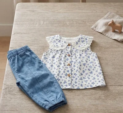 Denim Pantolon İkili Takım 